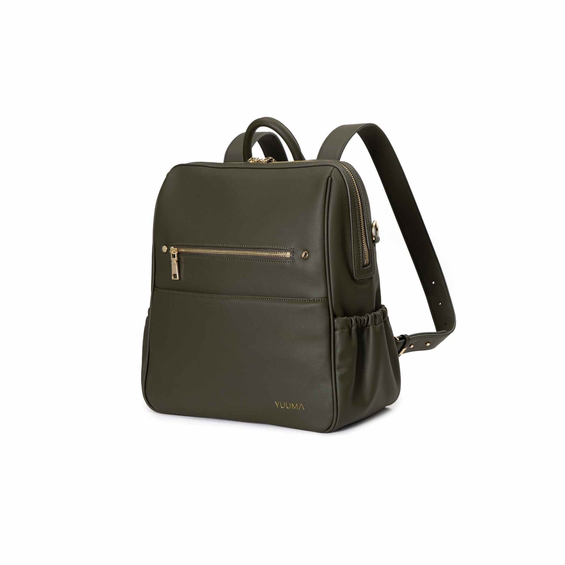 olive green bag from yuuma