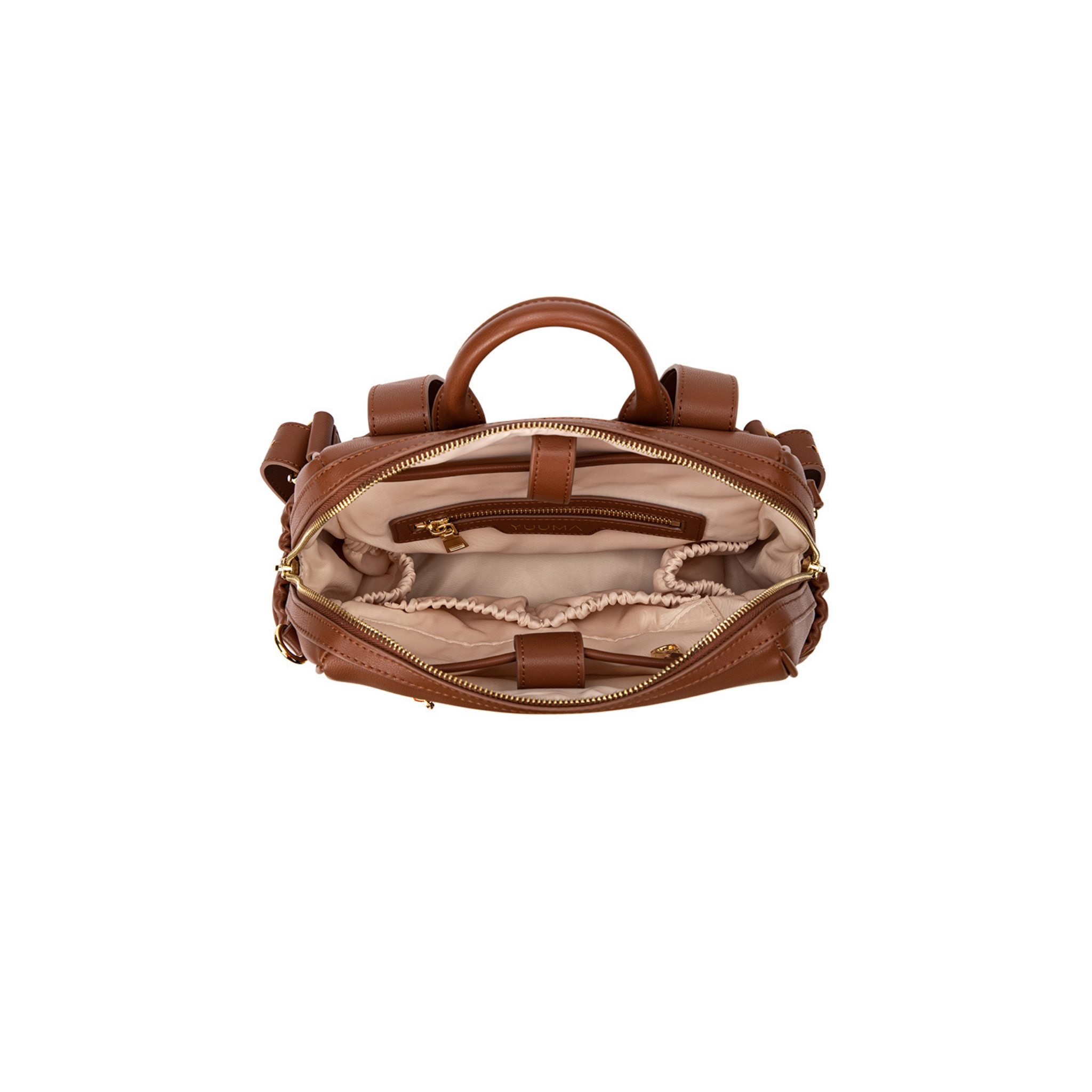 inside of yuuma mini in brown from yuuma collection