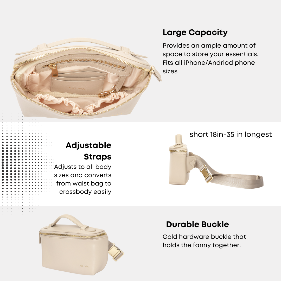 Jolie Belt Bag - Ivory