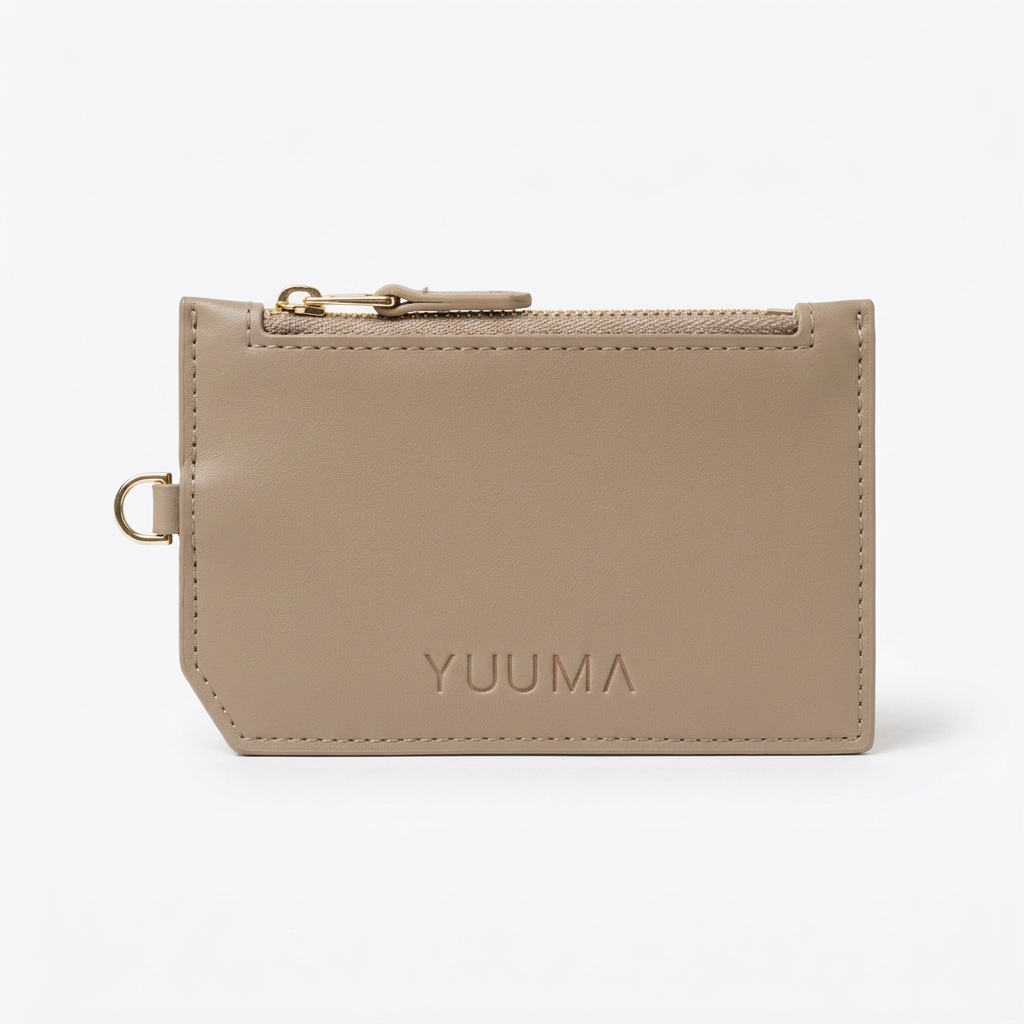 The Monet Wallet in Ivory, front
